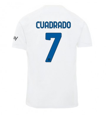 Inter Milan Juan Cuadrado #7 Segunda Equipación 2023-24 Manga Corta